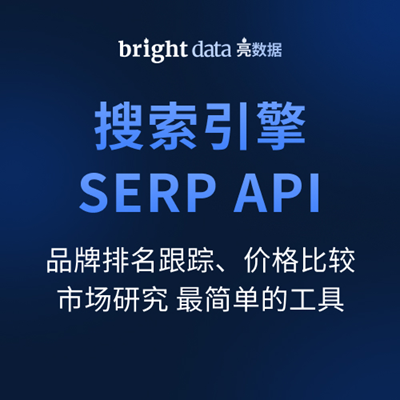 BrightData亮数据，搜索引擎SERP API